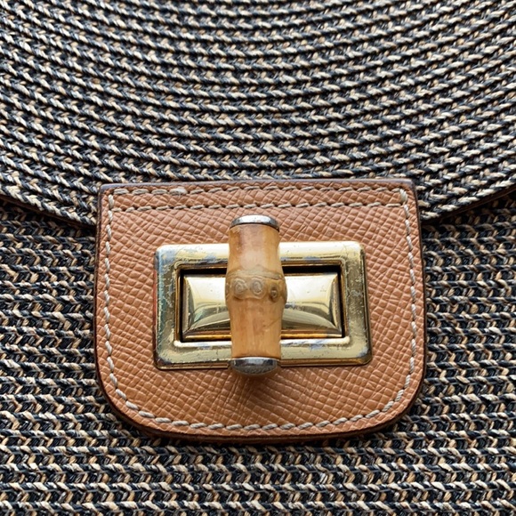 Eric Javits purse with bamboo detail - Picture 2 of 5